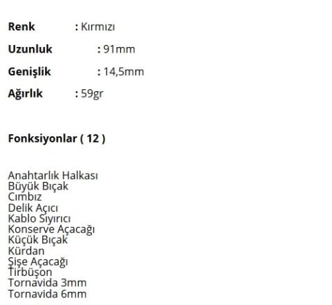 Victorinox 1.3603 Spartan Çakı