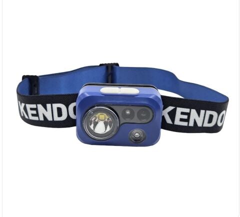 Kendo 300 Lümen Sensörlü Şarj Edilebilir LED Kafa Lambası