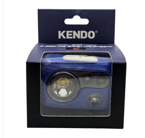 Kendo 300 Lümen Sensörlü Şarj Edilebilir LED Kafa Lambası