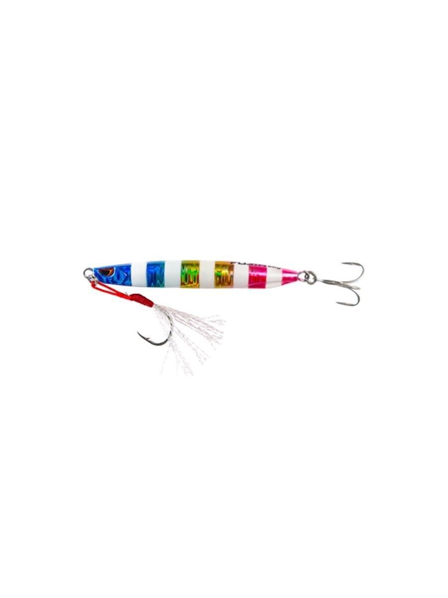 Fujin Metal Cast 40gr Shore Jig Metal Yem MT23 Jolly Zebra Glow