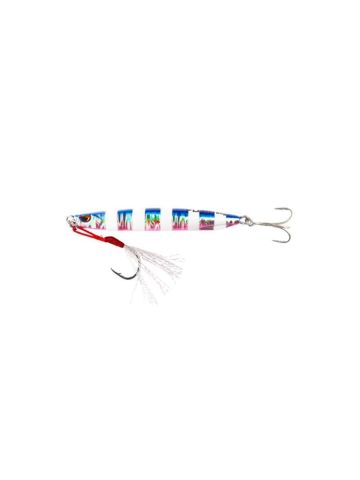 Fujin Metal Cast 40gr Shore Jig Metal Yem MT12 Blue Pink Zebra Glow