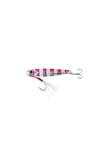 Fujin Jig-X 20gr Light Jigging Jig Yem MT18 Pink Zebra Glow