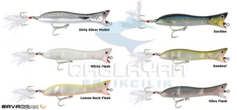 Savage gear Panıc Popper 13.5cm 38g Suni Yem 05-Lemon Back Flash