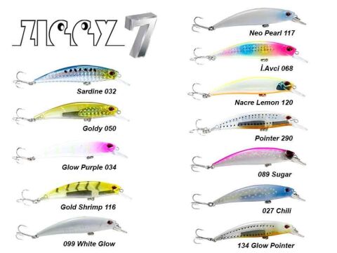 Fujin Ziggy 70mm 9.6gr Sinking White Glow #099
