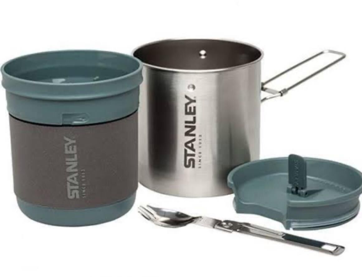Stanley Kamp ve Dağ Pişirme Seti Mat çelik - 0,70LT