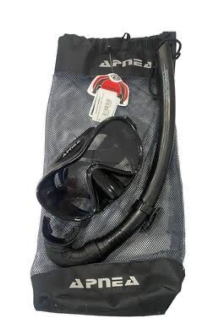 Apnea Royal Black Mask + Snorkel Set