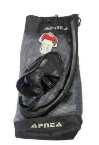 Apnea Royal Black Mask + Snorkel Set