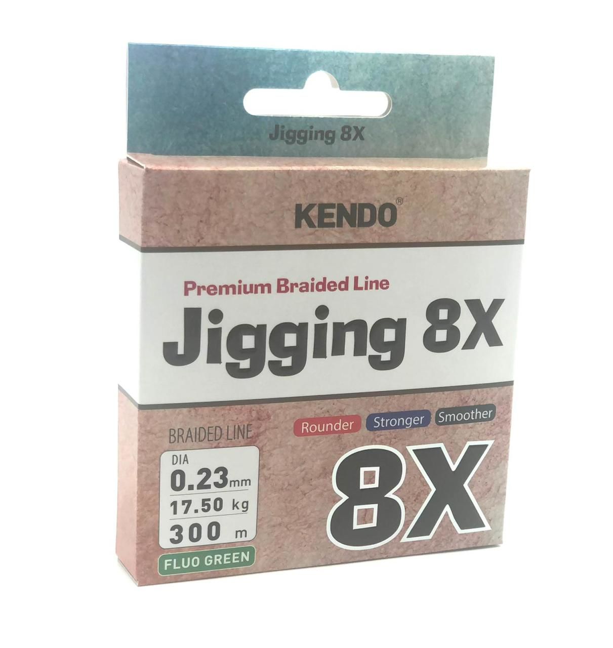 Kendo Jigging 8X Flash 300 mt Örgü İp (FLUO GREEN) 0,30mm