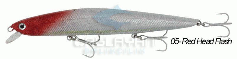 Savage gear Prey 14,6 cm 21 gr SS Suni Yem 05-Red Head Flash