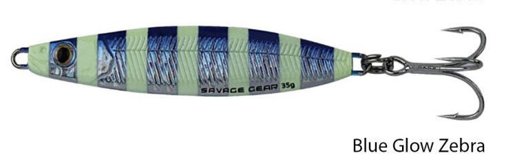 Savage gear Psycho Sprat 35g Suni Yem Blue Glow Zebra