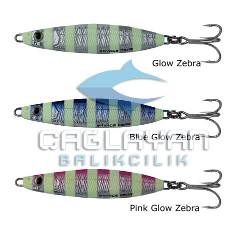 Savage gear Psycho Sprat 45g Suni Yem Glow Zebra