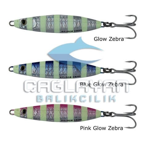 Savage gear Psycho Sprat 60g Suni Yem Glow Zebra