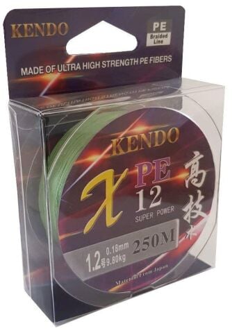 Kendo 12 Pe 250 Mt Dark Green Örgü İp 0,20mm