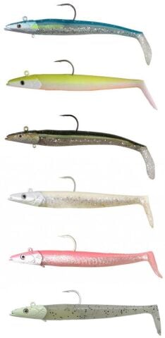 Savage gear Sandeel 16 cm 42 gr 2+1 Adet Glow