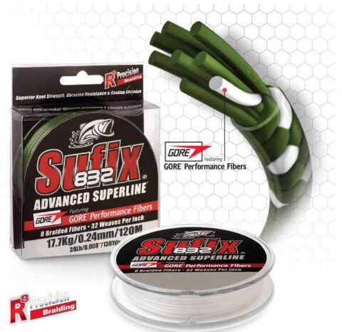 Sufix 832 Advanced İp Misina Ghost 120mt 0,10mm 5,9kg