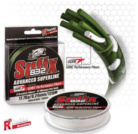 Sufix 832 Advanced İp Misina Ghost 120mt 0,10mm 5,9kg