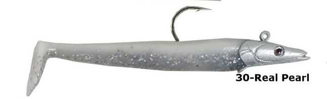 Savage gear Sandeel 12.5 cm 23 gr 2+1 Adet Suni Yem Real Pearl