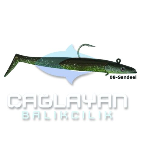 Savage gear Sandeel 12.5 cm 23 gr 2+1 Adet Suni Yem Sandeel