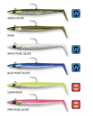 Savage Gear Sandeel V2 18 cm 86 gr 2+1 White Pearl Silver