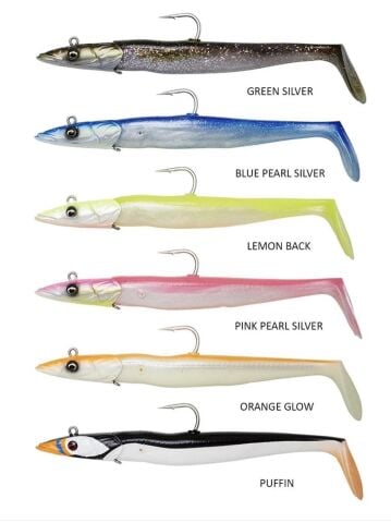 Savage Gear Sandeel V2 Big Game 21.5cm 140gr Sahte Balık Lemon Back