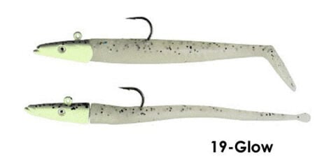 Savage gear Sandeel And Slug 10 cm 10 gr 4+2 Adet 19-Glow