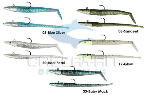 Savage gear Sandeel And Slug 10 cm 10 gr 4+2 Adet 30-Real Pearl