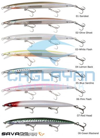 Savage gear Sandeel Jerk Minnow 145 14g  Suni Yem 02-Olive Ghost