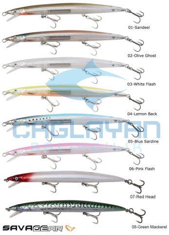 Savage gear Sandeel Jerk Minnow 175 25g Suni Yem 02-Olive Ghost